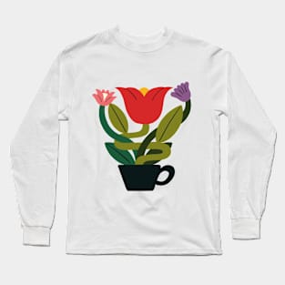 Flower in a cup Long Sleeve T-Shirt